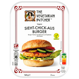The Vegetarian Butcher Sieht-Chick-Aus Burger vegan 160g